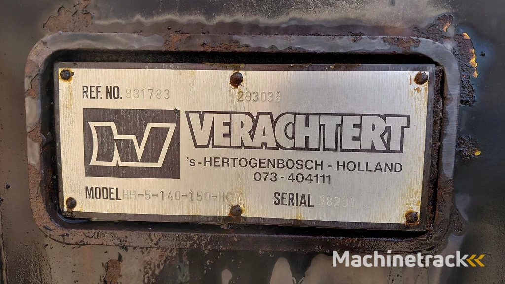Verachtert Digging bucket / 90mm pins / 1.55m wide / As new