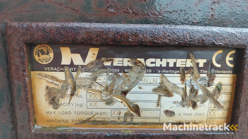 Verachtert CW30 / CW40 cleaning bucket / 1.175m3 / 2m wide