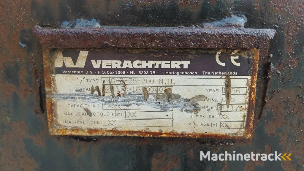 Verachtert CW30 / CW40 cleaning bucket / 1.175m3 / 2m wide
