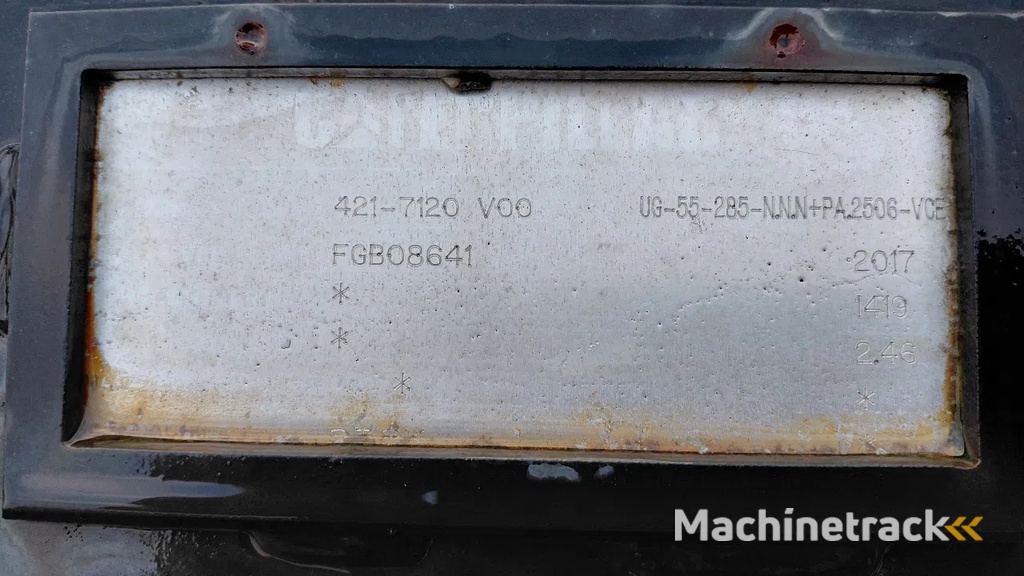 Verachtert skeleton bucket with Volvo / Lundberg coupling / 2.46m3