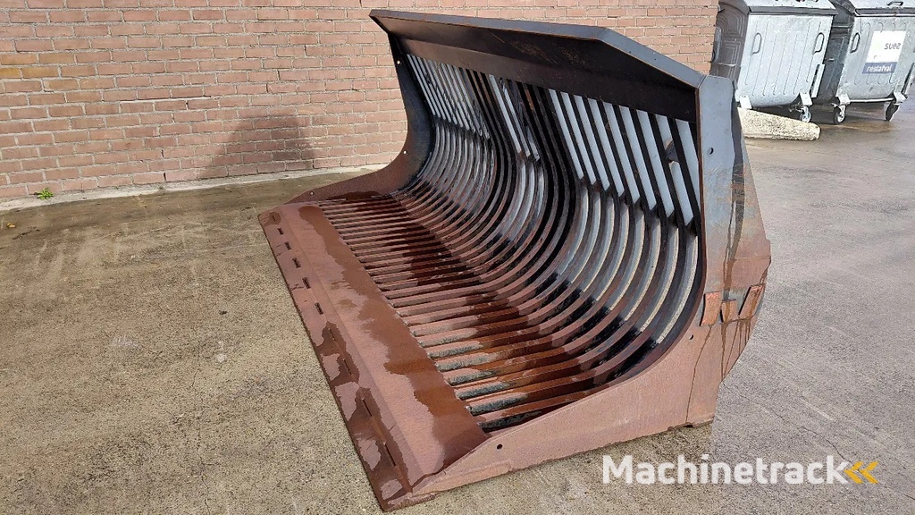 Caterpillar Skeleton bucket for wheel loader / system 2000 / 2.85m wide / as good as new