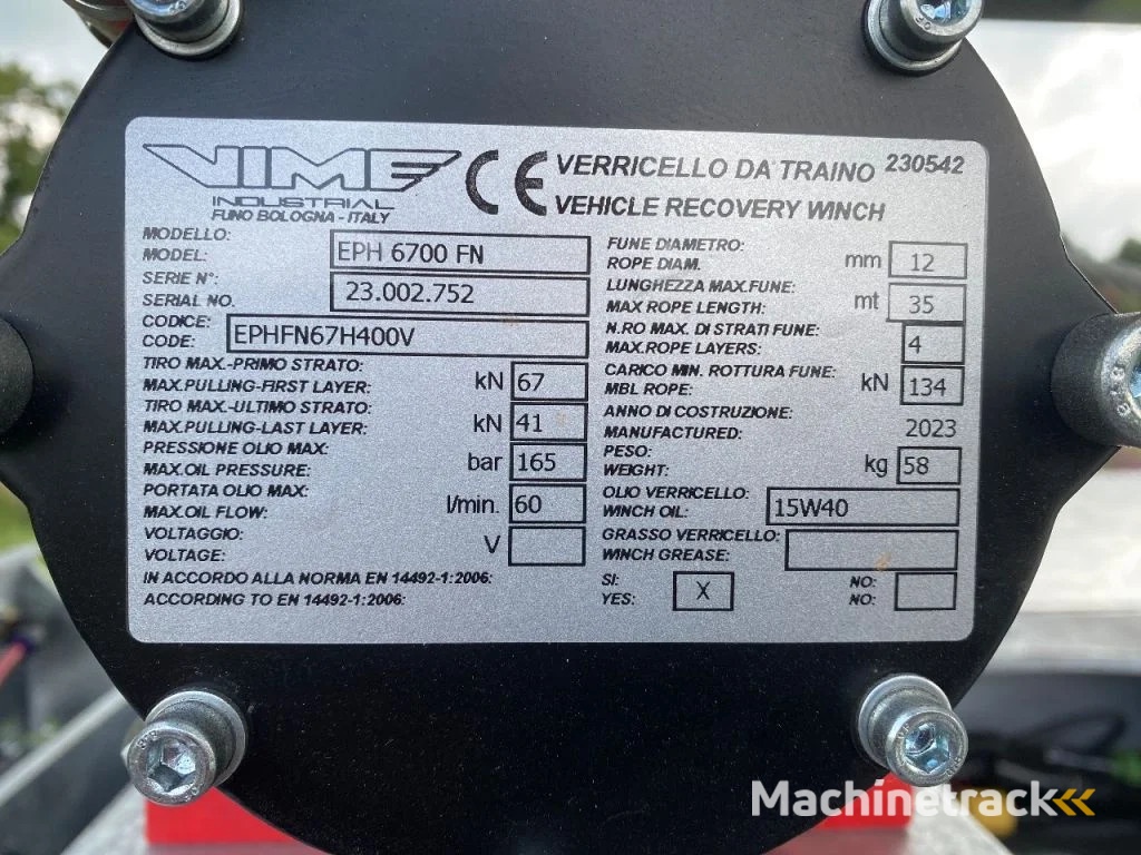 VTR BULL / VTR | TRUCK - MACHINE TRANSPORTER | STEERING AXLE | EXTENSION 3000 + 1200 MM
