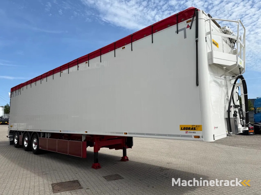 Legras 3-axle 91,8m3 walkingfloor EcoTop 13mm floor