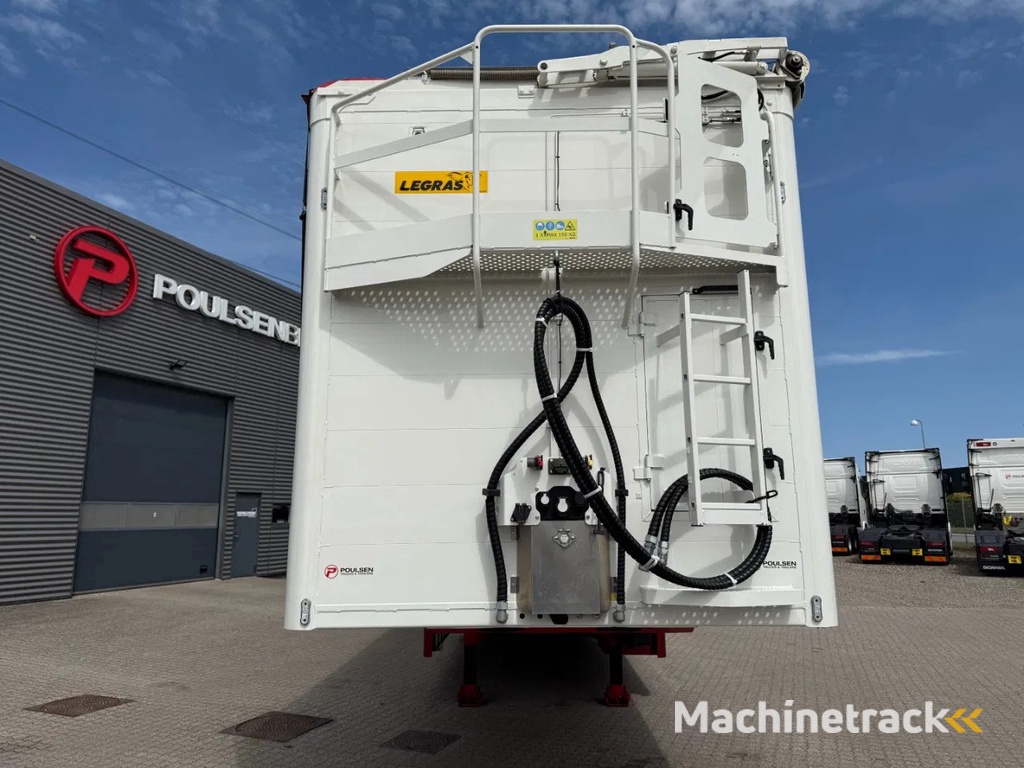 Legras 3-axle 91,8m3 walkingfloor EcoTop 13mm floor