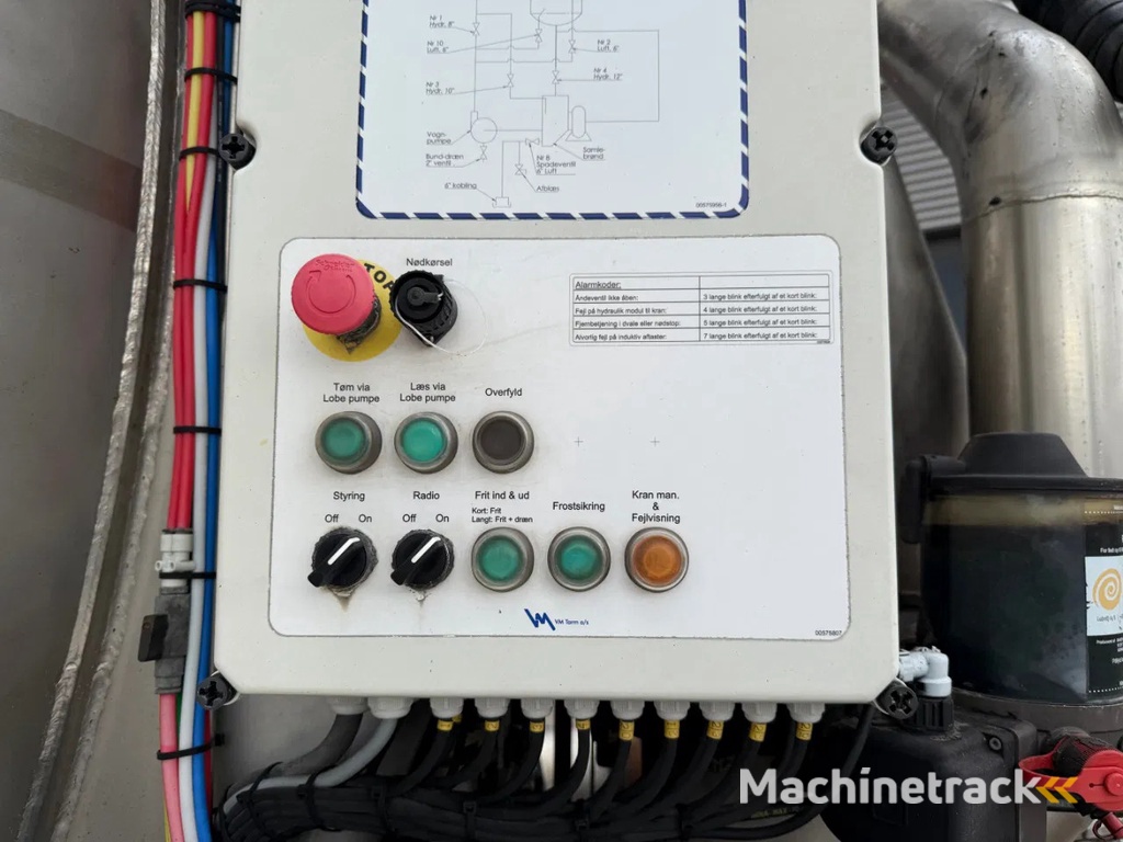 VM Trailer 4-aks 39m3 gülle trailer