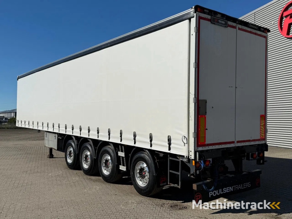 BP Trailer 4-axle sliding curtain trailer with forklift mount