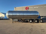 Minituur van Interconsult 3-axle 3-room tank trailer