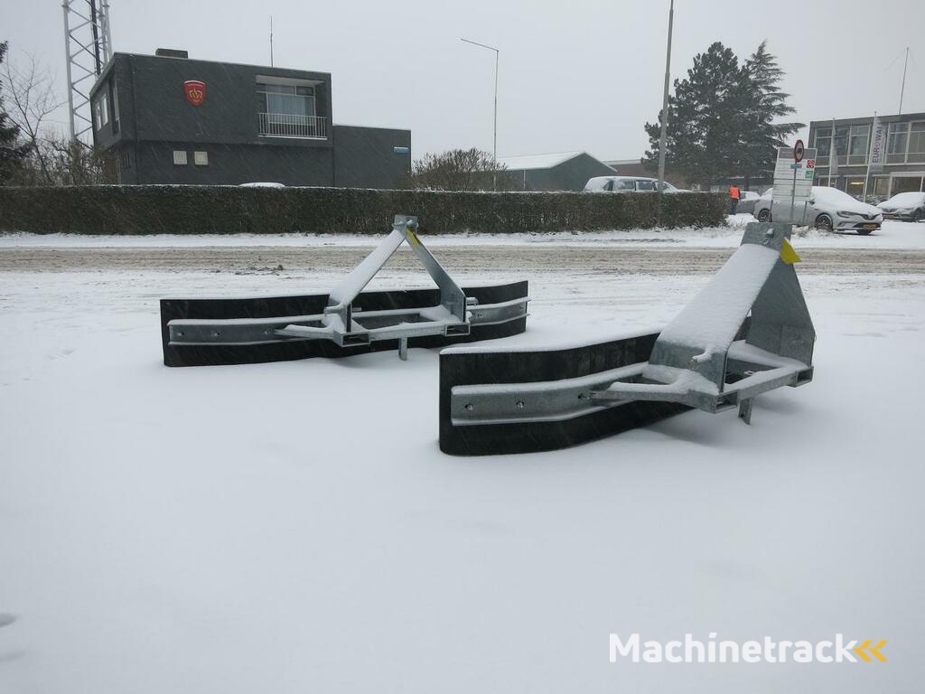 rubberschuif met staal