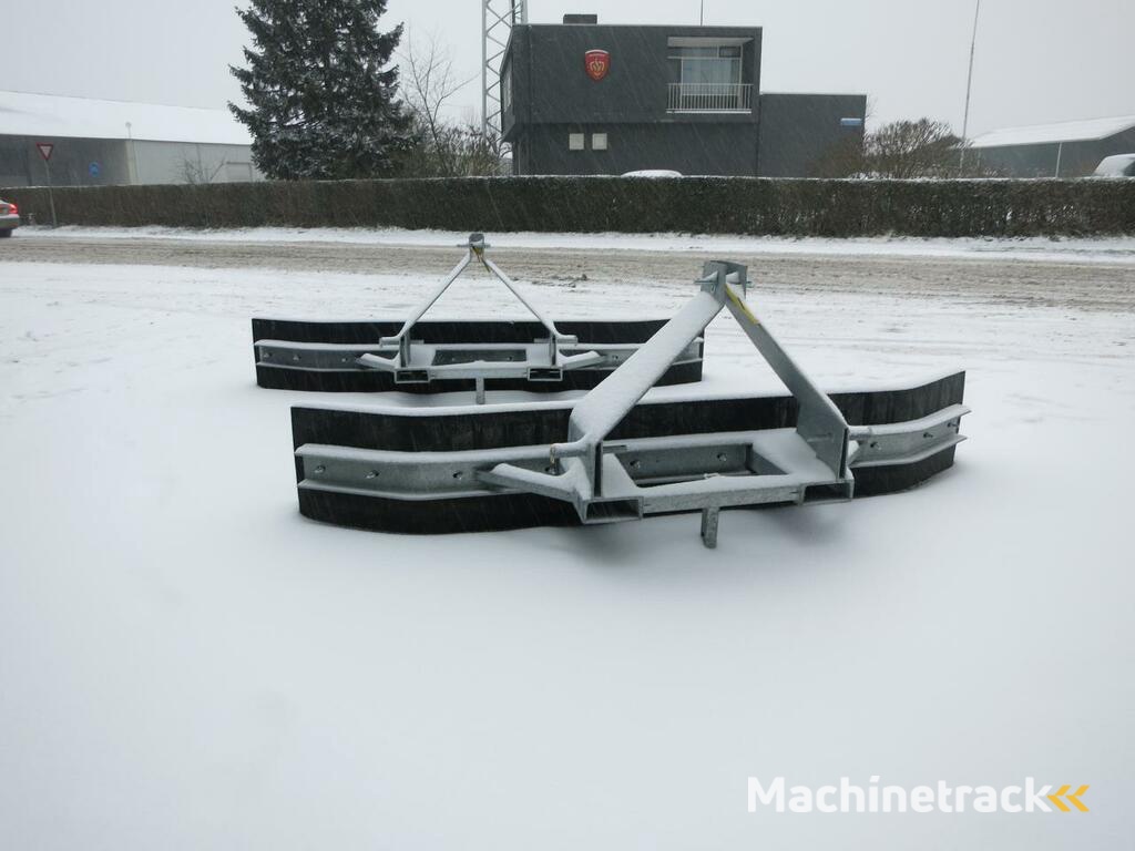 rubberschuif met staal