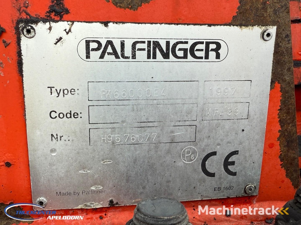 Scania P124-400 Palfinger PK 66000 + Jib, 8x4 Hub Reduction, Leaf Spring, Manual Transmission TC11229