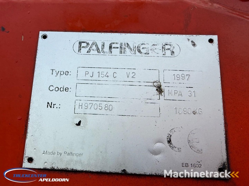 Scania P124-400 Palfinger PK 66000 + Jib, 8x4 Hub Reduction, Leaf Spring, Manual Transmission TC11229