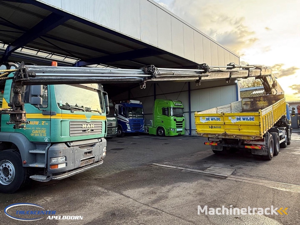 Scania P124-420 8x4 Naafreductie, Bladgeveerd, Handgeschakeld, HIAB 322 E5 TC11230