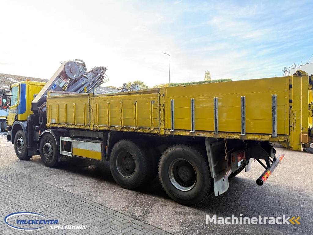 Scania P124-420 8x4 Naafreductie, Bladgeveerd, Handgeschakeld, HIAB 322 E5 TC11230
