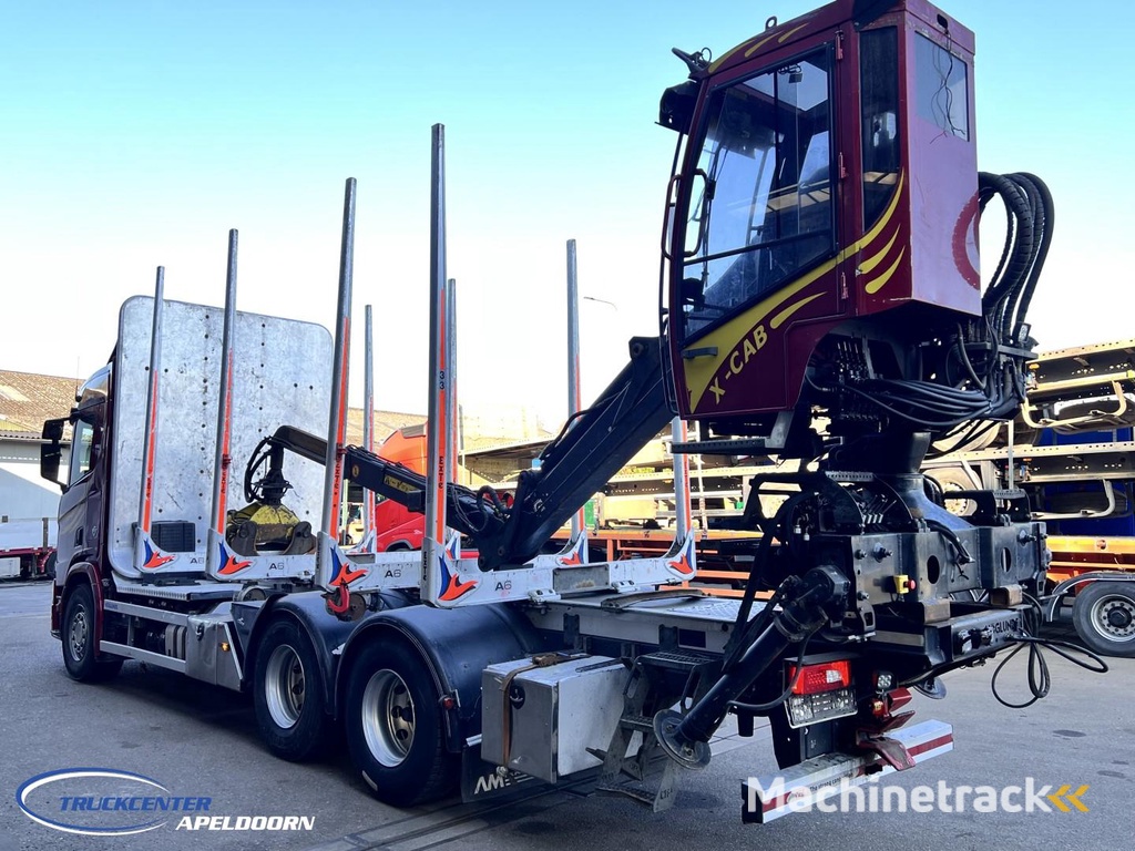 Scania R650 V8 NGS 6x4, Retarder, Jonsered Houtkraan TC11107