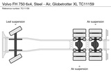 Thumbnail of Volvo FH 750 6x4, Steel - Air, Globetrotter XL TC11159