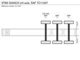 Minituur van STAS S300CX Liftas, SAF TC11247