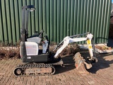Minituur van Bobcat E 10 minigraver