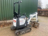 Minituur van Bobcat E 10 minigraver