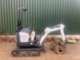 Minituur van Bobcat E 10 minigraver