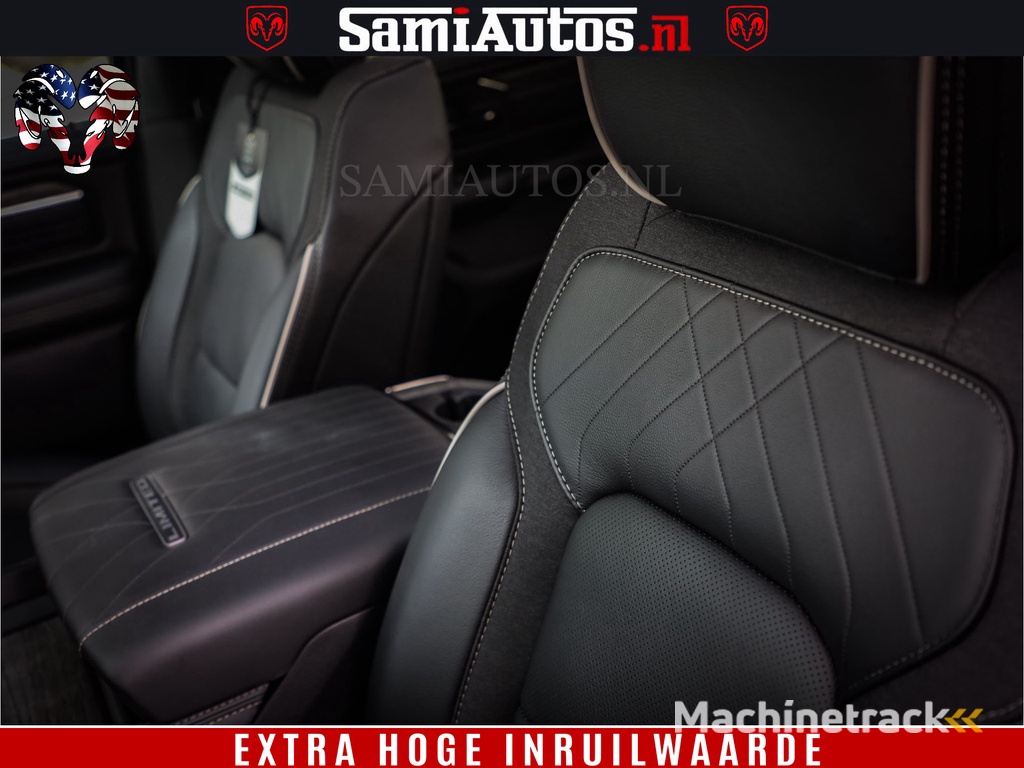 Dodge Ram 1500 Limited Night H.O 540HP 706Nm | Massage + Full Option | De Meest Luxe en Volle Pick-Up in zijn Klasse | Comfortabele Dubbele Cabine met Royale 5 Zitplaatsen | BPM vrij | Nu Leverbaar uit Voorraad | Voorraad Nr 2349 -  5159
