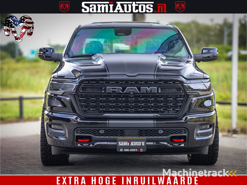 Dodge Ram 1500 Limited Night H.O 540HP 706Nm | Massage + Full Option | De Meest Luxe en Volle Pick-Up in zijn Klasse | Comfortabele Dubbele Cabine met Royale 5 Zitplaatsen | BPM vrij | Nu Leverbaar uit Voorraad | Voorraad Nr 2349 -  5159
