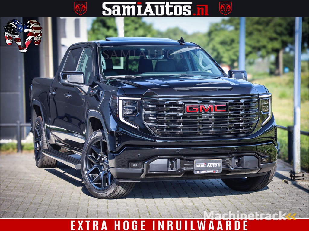 GMC SIERRA DENALI 6.2 V8 426PK Full Option | De Meest Luxe Pick-Up in zijn Klasse | Comfortabele Dubbele Cabine met Royale 5 Zitplaatsen | BPM vrij | Nu Leverbaar uit Voorraad | Voorraad Nr 433794