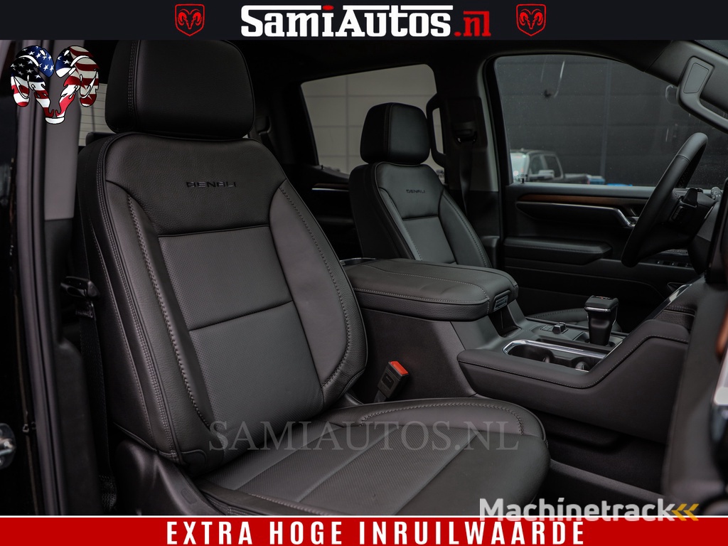 GMC SIERRA DENALI 6.2 V8 426PK Full Option | De Meest Luxe Pick-Up in zijn Klasse | Comfortabele Dubbele Cabine met Royale 5 Zitplaatsen | BPM vrij | Nu Leverbaar uit Voorraad | Voorraad Nr 433794