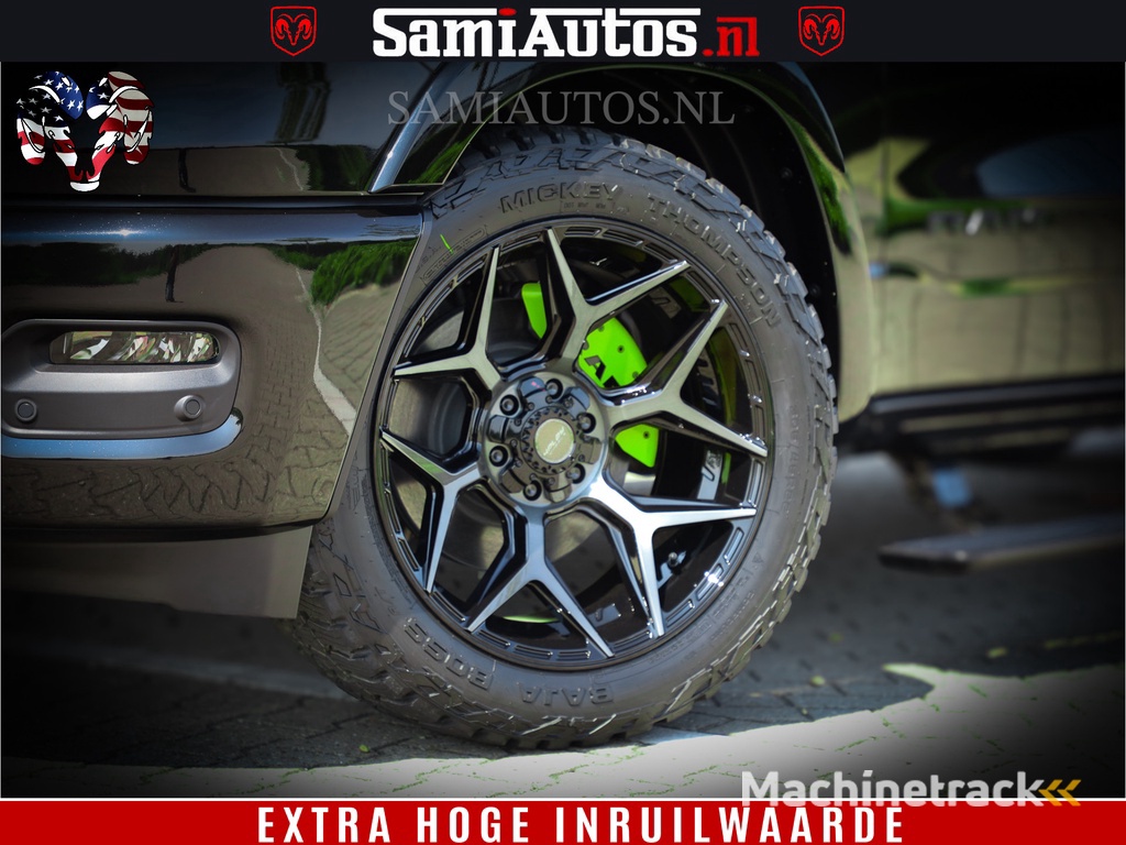 Dodge Ram 1500 Limited Night High Output 540HP 706Nm | Massage + Full Option | De Meest Luxe en Volle Pick-Up in zijn Klasse | Comfortabele Dubbele Cabine met Royale 5 Zitplaatsen | BPM vrij | Nu Leverbaar uit Voorraad | Voorraad Nr 2300 - 7689