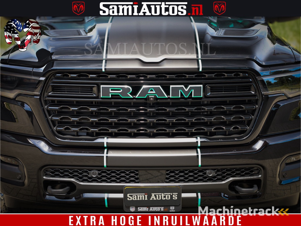 Dodge Ram 1500 Limited H.O 540HP 706Nm | Massage + Full Option | De Meest Luxe en Volle Pick-Up in zijn Klasse | Comfortabele Dubbele Cabine met Royale 5 Zitplaatsen | BPM vrij | Nu Leverbaar uit Voorraad | Voorraad Nr 2304 - 8540