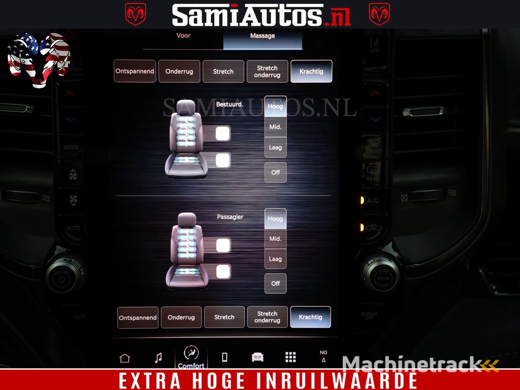 Dodge Ram 1500 Limited H.O 540HP 706Nm | Massage + Full Option | De Meest Luxe en Volle Pick-Up in zijn Klasse | Comfortabele Dubbele Cabine met Royale 5 Zitplaatsen | BPM vrij | Nu Leverbaar uit Voorraad | Voorraad Nr 2304 - 8540