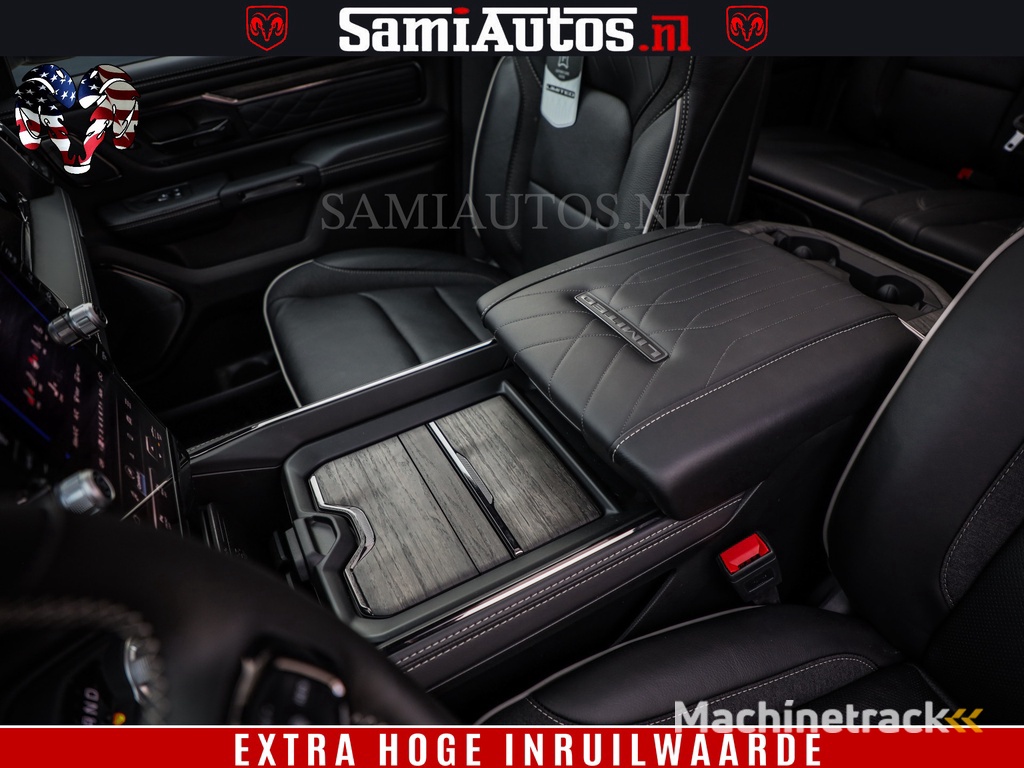 Dodge Ram 1500 Limited Night High Output 540HP 706Nm | Massage + Full Option | De Meest Luxe en Volle Pick-Up in zijn Klasse | Comfortabele Dubbele Cabine met Royale 5 Zitplaatsen | BPM vrij | Nu Leverbaar uit Voorraad | Voorraad Nr 2357 - 5182