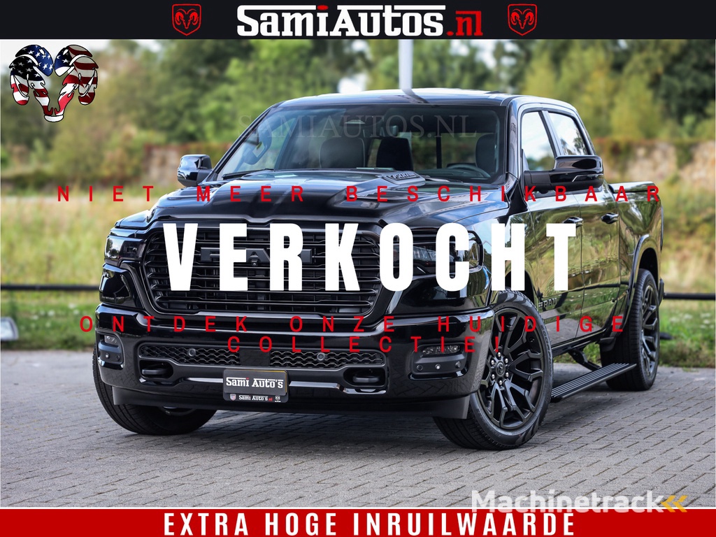 Dodge RAM 1500 Night Premium | Full Option | De Meest Luxe Pick-Up in zijn Klasse | Comfortabele Dubbele Cabine met Royale 5 Zitplaatsen | BPM vrij | Nu Leverbaar uit Voorraad | Voorraad Nr 2283 - 3326
