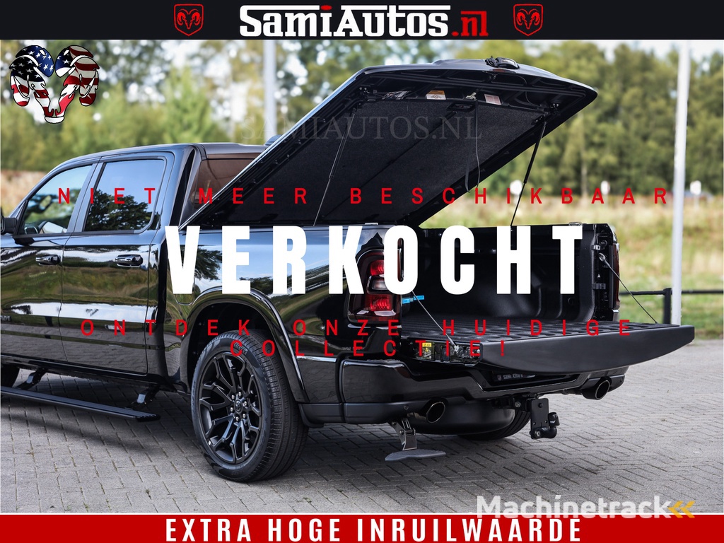 Dodge RAM 1500 Night Premium | Full Option | De Meest Luxe Pick-Up in zijn Klasse | Comfortabele Dubbele Cabine met Royale 5 Zitplaatsen | BPM vrij | Nu Leverbaar uit Voorraad | Voorraad Nr 2283 - 3326