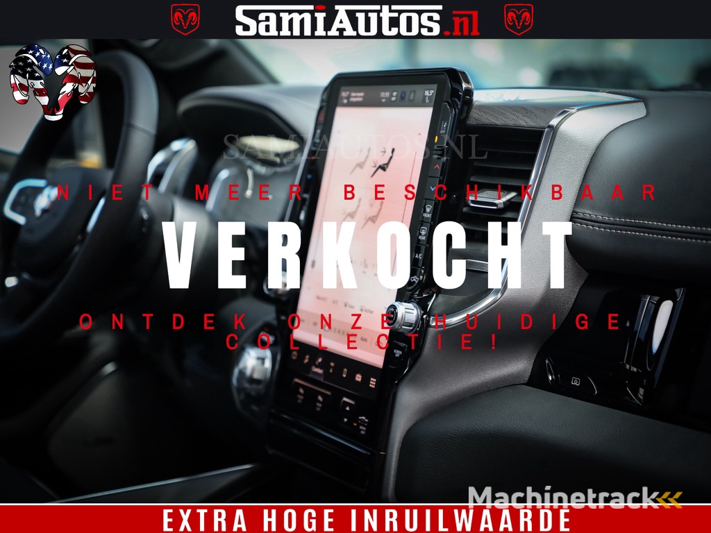 Dodge RAM 1500 Night Premium | Full Option | De Meest Luxe Pick-Up in zijn Klasse | Comfortabele Dubbele Cabine met Royale 5 Zitplaatsen | BPM vrij | Nu Leverbaar uit Voorraad | Voorraad Nr 2283 - 3326