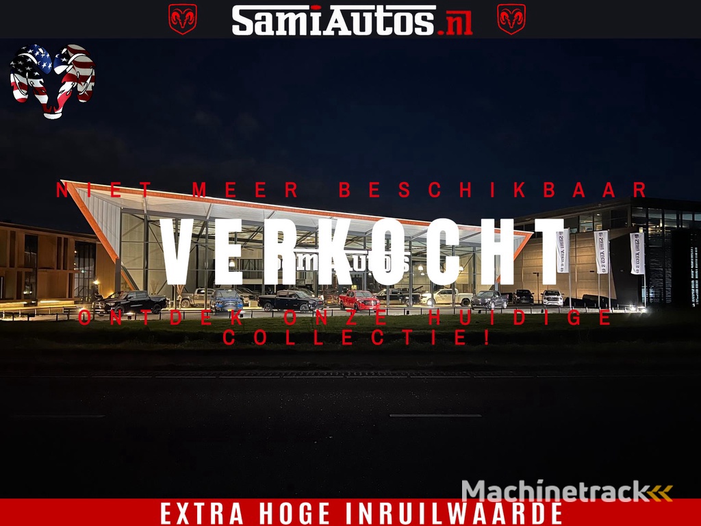 Dodge RAM 1500 Night Premium | Full Option | De Meest Luxe Pick-Up in zijn Klasse | Comfortabele Dubbele Cabine met Royale 5 Zitplaatsen | BPM vrij | Nu Leverbaar uit Voorraad | Voorraad Nr 2283 - 3326