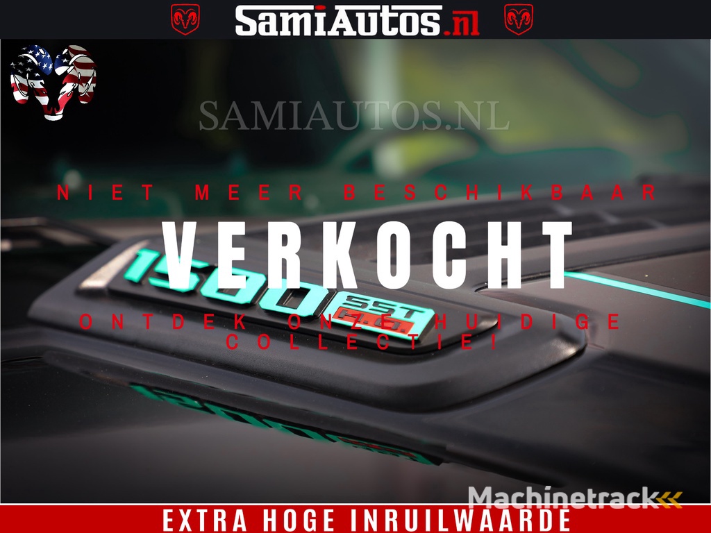 Dodge Ram 1500 Limited H.O 540HP 706Nm | Massage + Full Option | De Meest Luxe en Volle Pick-Up in zijn Klasse | Comfortabele Dubbele Cabine met Royale 5 Zitplaatsen | BPM vrij | Nu Leverbaar uit Voorraad | Voorraad Nr 2332 - 5179