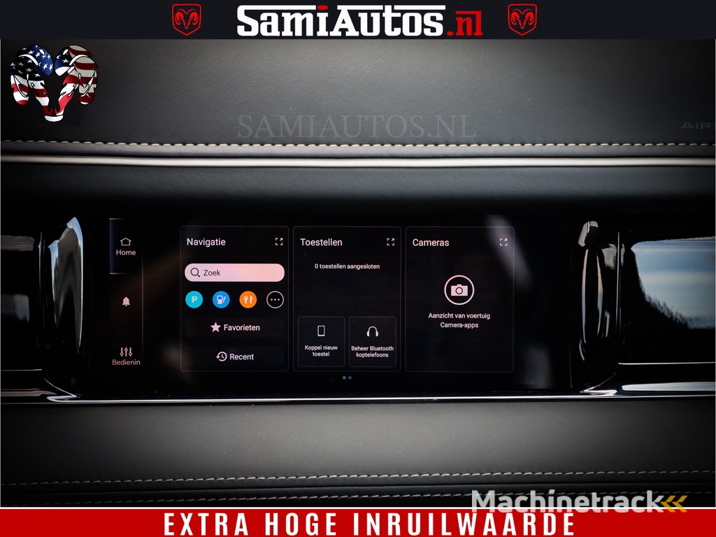 Dodge Ram 1500 1500 Limited Night High Output 540HP 706Nm | Massage + Full Option | De Meest Luxe en Volle Pick-Up in zijn Klasse | Comfortabele Dubbele Cabine met Royale 5 Zitplaatsen | BPM vrij | Nu Leverbaar uit Voorraad | Voorraad Nr 2298 - 7479