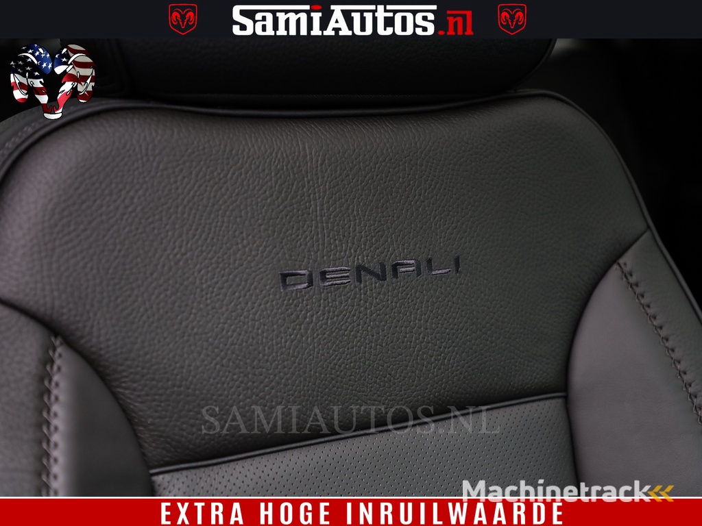 GMC SIERRA DENALI 6.2 V8 426PK Full Option | De Meest Luxe Pick-Up in zijn Klasse | Comfortabele Dubbele Cabine met Royale 5 Zitplaatsen | BPM vrij | Nu Leverbaar uit Voorraad | Voorraad Nr 433794