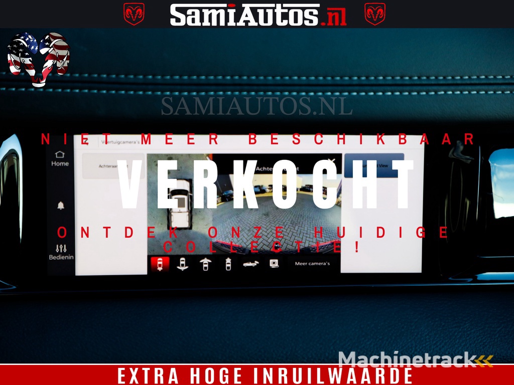 Dodge RAM 1500 Night Premium | RED DEVIL | Full Option | De Meest Luxe Pick-Up in zijn Klasse | Comfortabele Dubbele Cabine met Royale 5 Zitplaatsen | BPM vrij | Nu Leverbaar uit Voorraad | Voorraad Nr 2226 - 4993