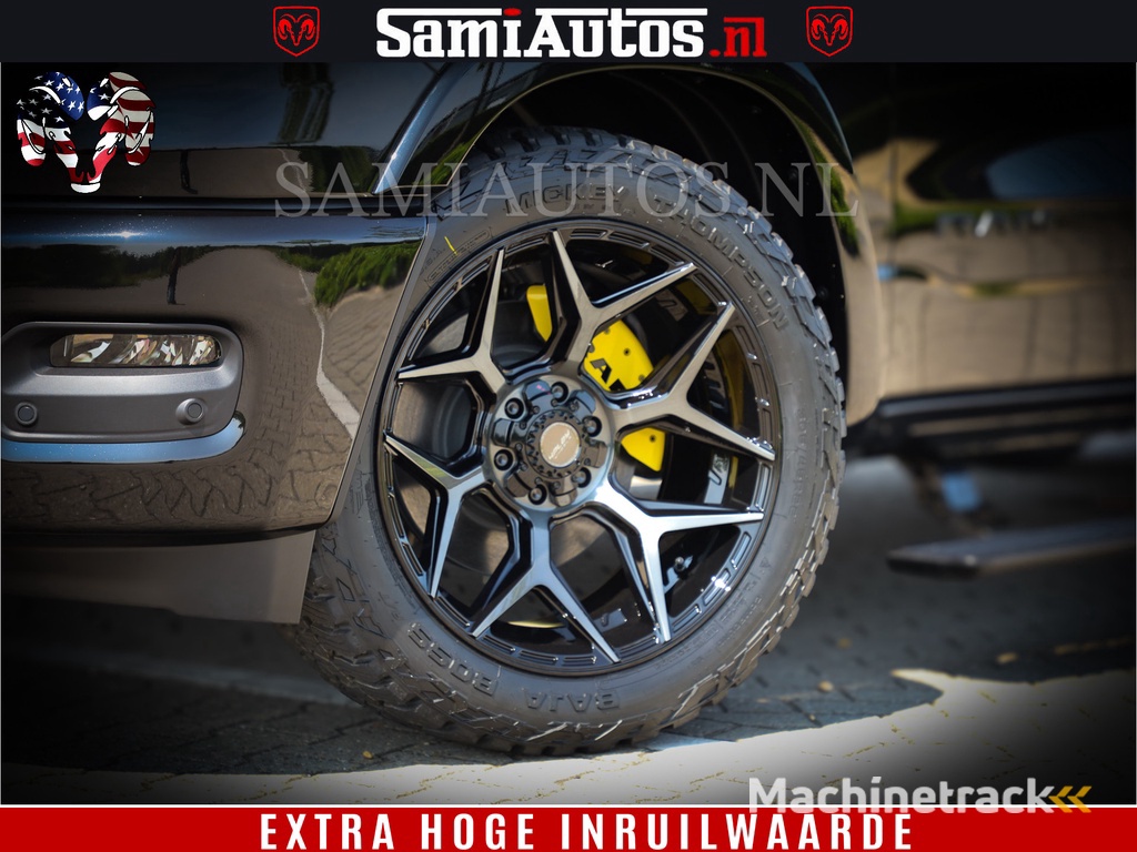 Dodge Ram 1500 Limited Night High Output 540HP 706Nm | Massage + Full Option | De Meest Luxe en Volle Pick-Up in zijn Klasse | Comfortabele Dubbele Cabine met Royale 5 Zitplaatsen | BPM vrij | Nu Leverbaar uit Voorraad | Voorraad Nr 2356 - 0990