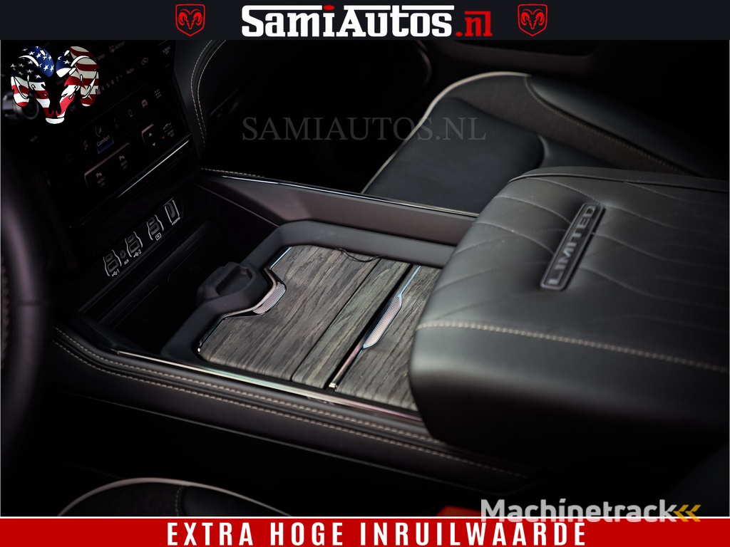 Dodge Ram 1500 Limited Night H.O 540HP 706Nm | Massage + Full Option | De Meest Luxe en Volle Pick-Up in zijn Klasse | Comfortabele Dubbele Cabine met Royale 5 Zitplaatsen | BPM vrij | Nu Leverbaar uit Voorraad | Voorraad Nr 2349 -  5159