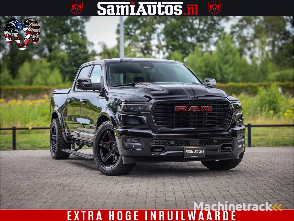 Dodge RAM 1500 Night Premium | Full Option | De Meest Luxe Pick-Up in zijn Klasse | Comfortabele Dubbele Cabine met Royale 5 Zitplaatsen | BPM vrij | Nu Leverbaar uit Voorraad | Voorraad Nr 2282 - 3332