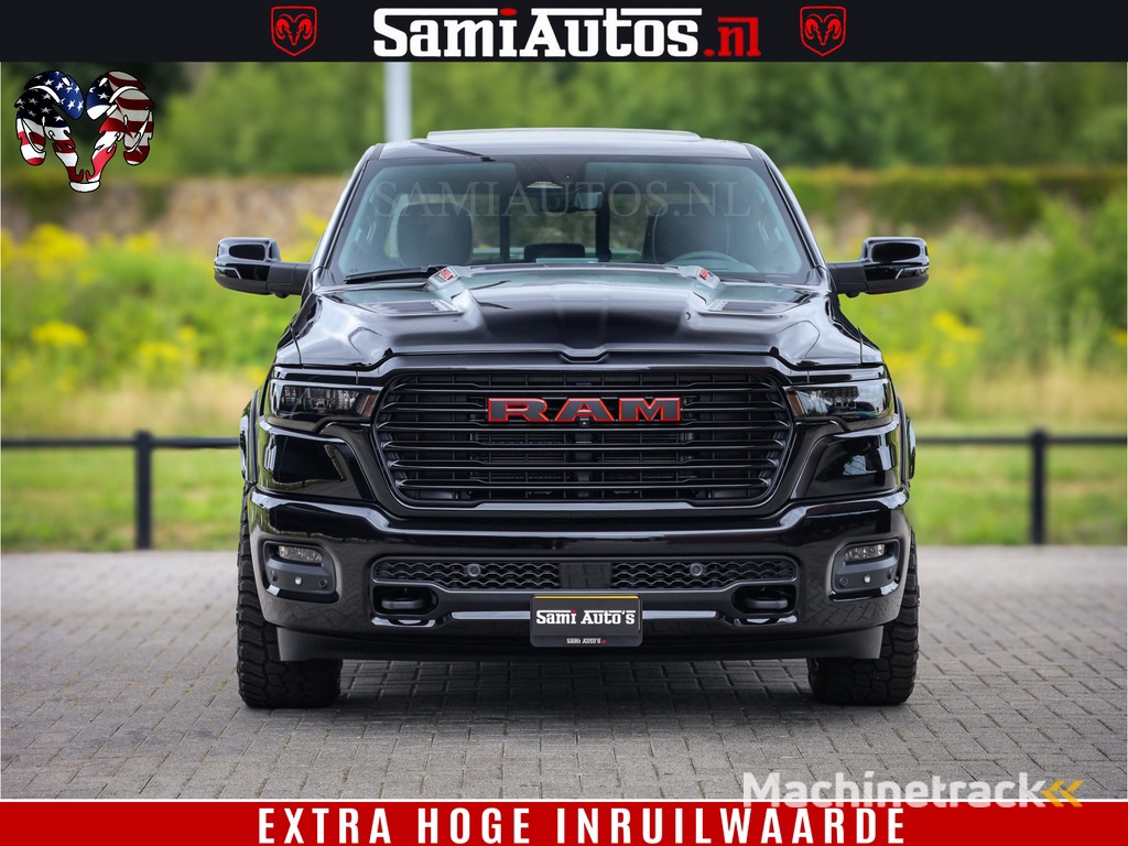 Dodge RAM 1500 Night Premium | Full Option | De Meest Luxe Pick-Up in zijn Klasse | Comfortabele Dubbele Cabine met Royale 5 Zitplaatsen | BPM vrij | Nu Leverbaar uit Voorraad | Voorraad Nr 2282 - 3332