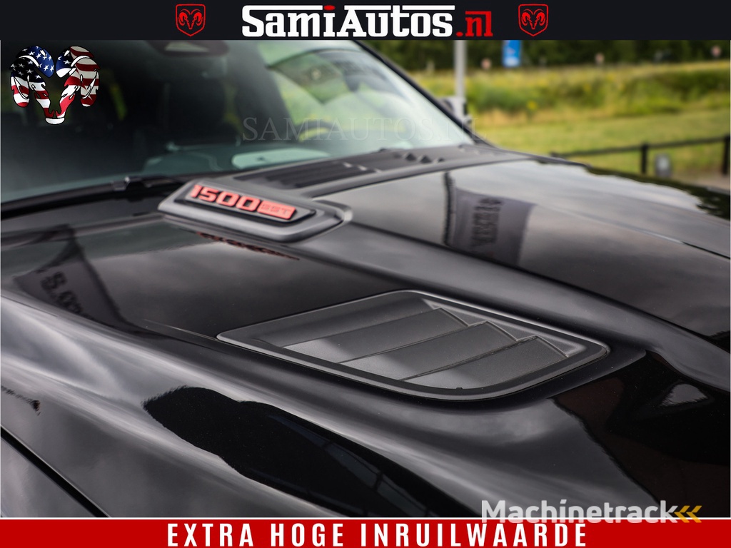 Dodge RAM 1500 Night Premium | Full Option | De Meest Luxe Pick-Up in zijn Klasse | Comfortabele Dubbele Cabine met Royale 5 Zitplaatsen | BPM vrij | Nu Leverbaar uit Voorraad | Voorraad Nr 2282 - 3332