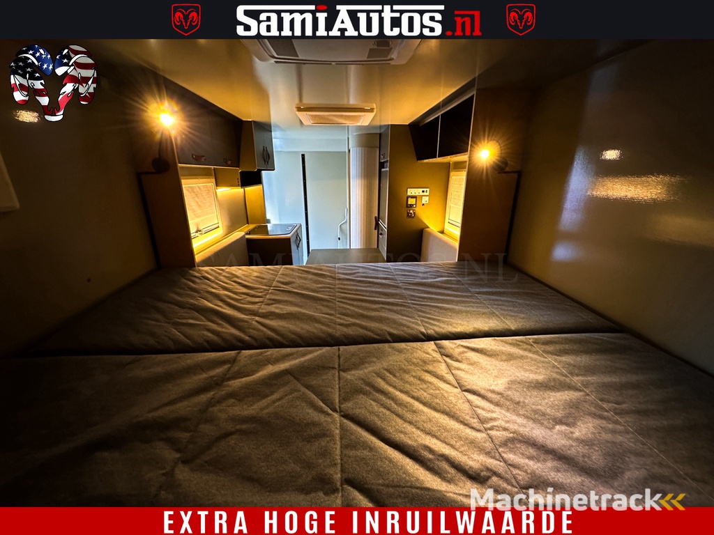 Dodge Ram 1500 €15000,- VOORDEEL | CAMPER / AFZET UNIT | SHOWROOM MODEL | 4 PERSOONS | AIRCO | ZONNEPANEEL | VERWARMING | DOUCHE | WC | LUIFEL | 4 SLAAP PLAATSEN | Let Op: Investeer in deze unieke afzetunit camper en verdien direct!