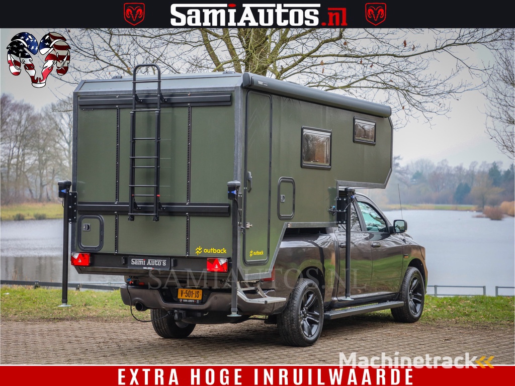 Dodge Ram 1500 €15000,- VOORDEEL | CAMPER / AFZET UNIT | SHOWROOM MODEL | 4 PERSOONS | AIRCO | ZONNEPANEEL | VERWARMING | DOUCHE | WC | LUIFEL | 4 SLAAP PLAATSEN | Let Op: Investeer in deze unieke afzetunit camper en verdien direct!
