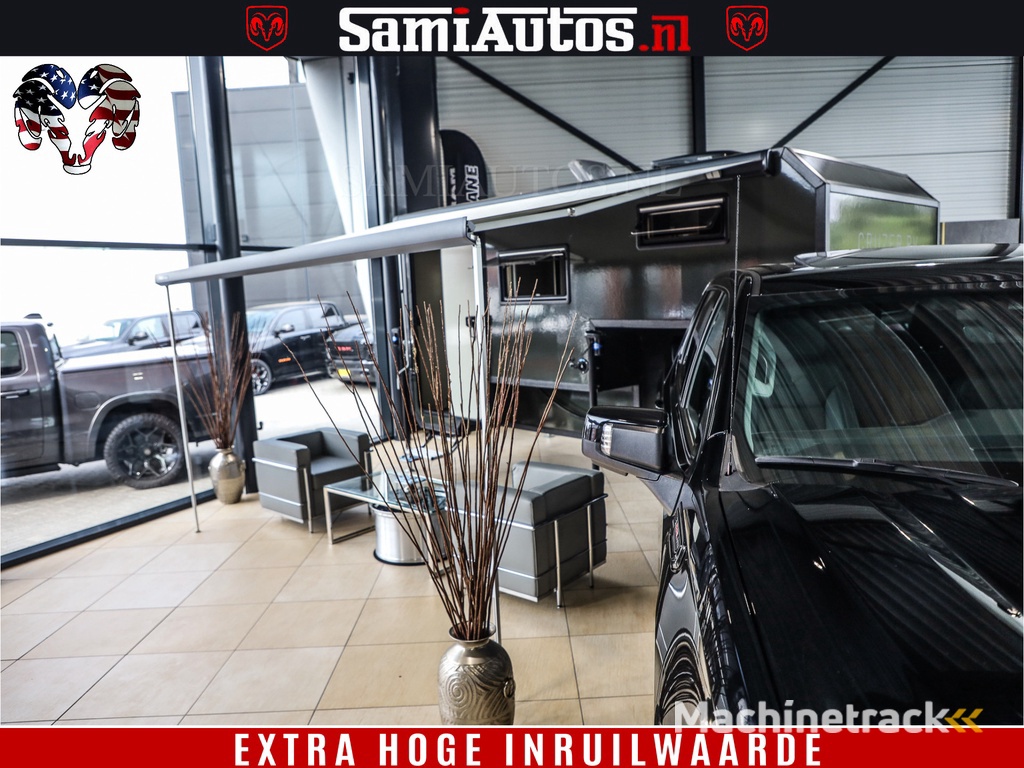 Dodge Ram 1500 €15000,- VOORDEEL | CAMPER / AFZET UNIT | SHOWROOM MODEL | 4 PERSOONS | AIRCO | ZONNEPANEEL | VERWARMING | DOUCHE | WC | LUIFEL | 4 SLAAP PLAATSEN | Let Op: Investeer in deze unieke afzetunit camper en verdien direct!