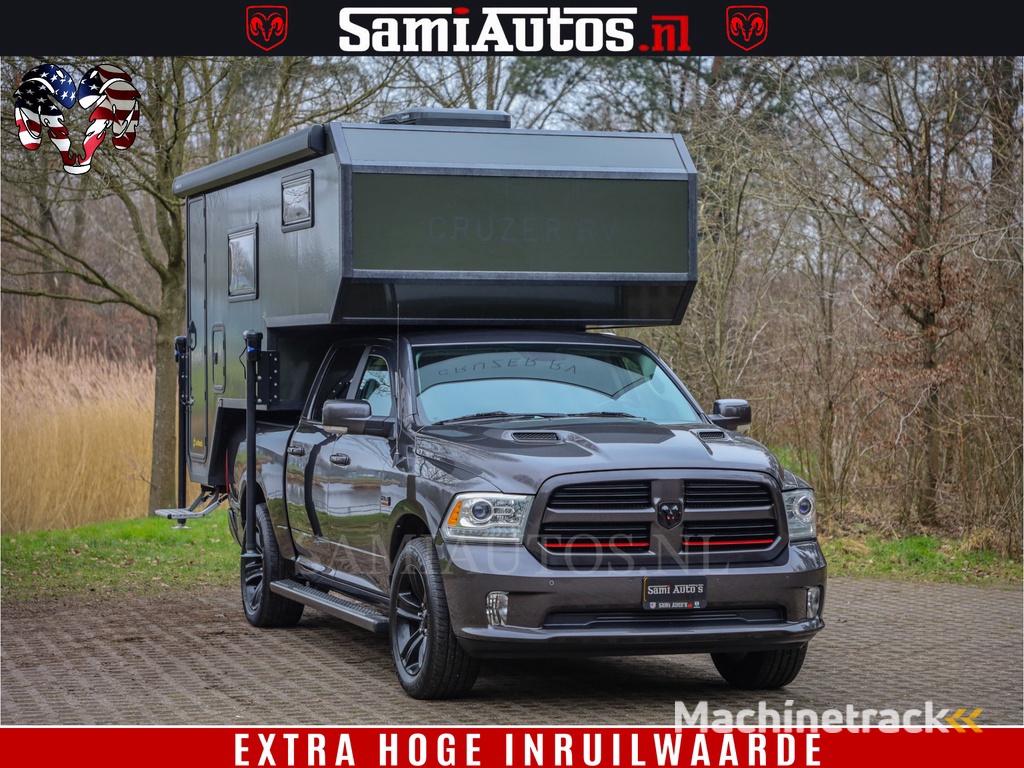 Dodge Ram 1500 €15000,- VOORDEEL | CAMPER / AFZET UNIT | SHOWROOM MODEL | 4 PERSOONS | AIRCO | ZONNEPANEEL | VERWARMING | DOUCHE | WC | LUIFEL | 4 SLAAP PLAATSEN | Let Op: Investeer in deze unieke afzetunit camper en verdien direct!