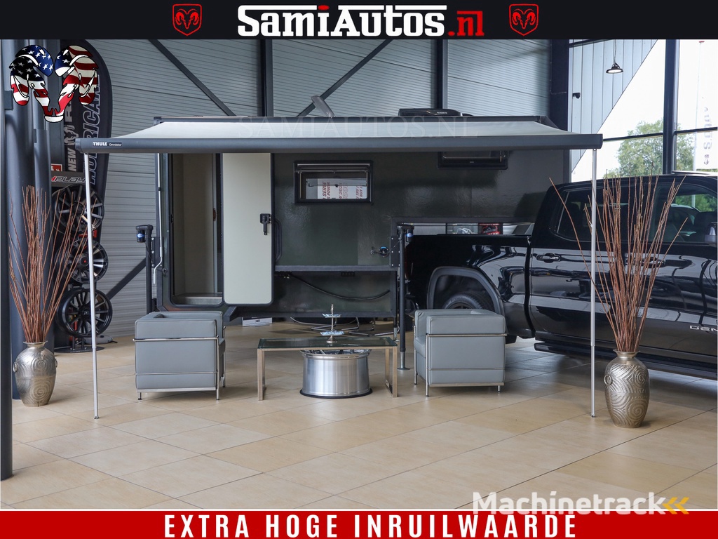 Dodge Ram 1500 €15000,- VOORDEEL | CAMPER / AFZET UNIT | SHOWROOM MODEL | 4 PERSOONS | AIRCO | ZONNEPANEEL | VERWARMING | DOUCHE | WC | LUIFEL | 4 SLAAP PLAATSEN | Let Op: Investeer in deze unieke afzetunit camper en verdien direct!