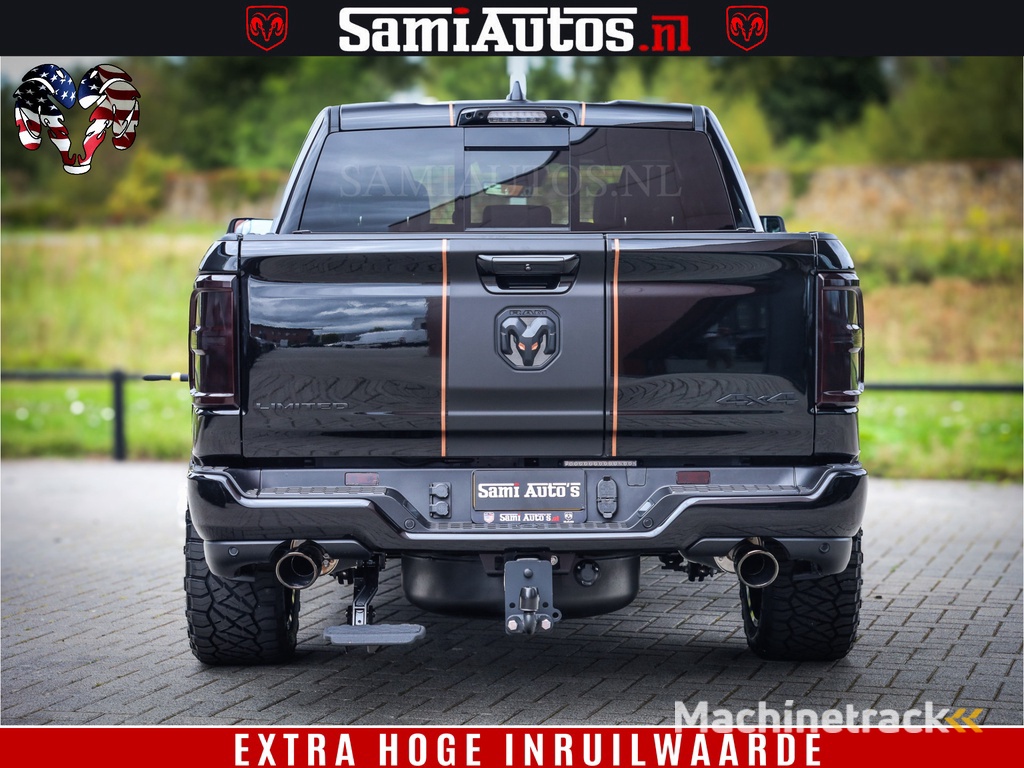 Dodge Ram 1500 Limited SPORT H.O 540HP 706Nm | Massage + Full Option | De Meest Luxe en Volle Pick-Up in zijn Klasse | Comfortabele Dubbele Cabine met Royale 5 Zitplaatsen | BPM vrij | Nu Leverbaar uit Voorraad | Voorraad Nr 2355 - 5149